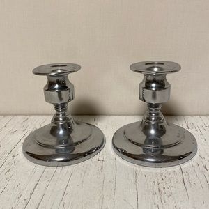Vintage Pair of Continental Silver Co. Inc. candlestick holders